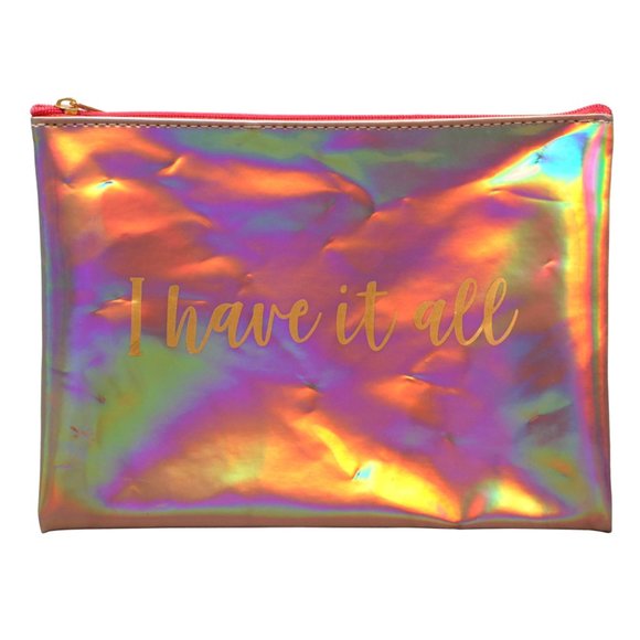 5/$25 Fabulous Cosmic Iridescent Makeup Bags NWT (3pc) - Picture 2 of 4